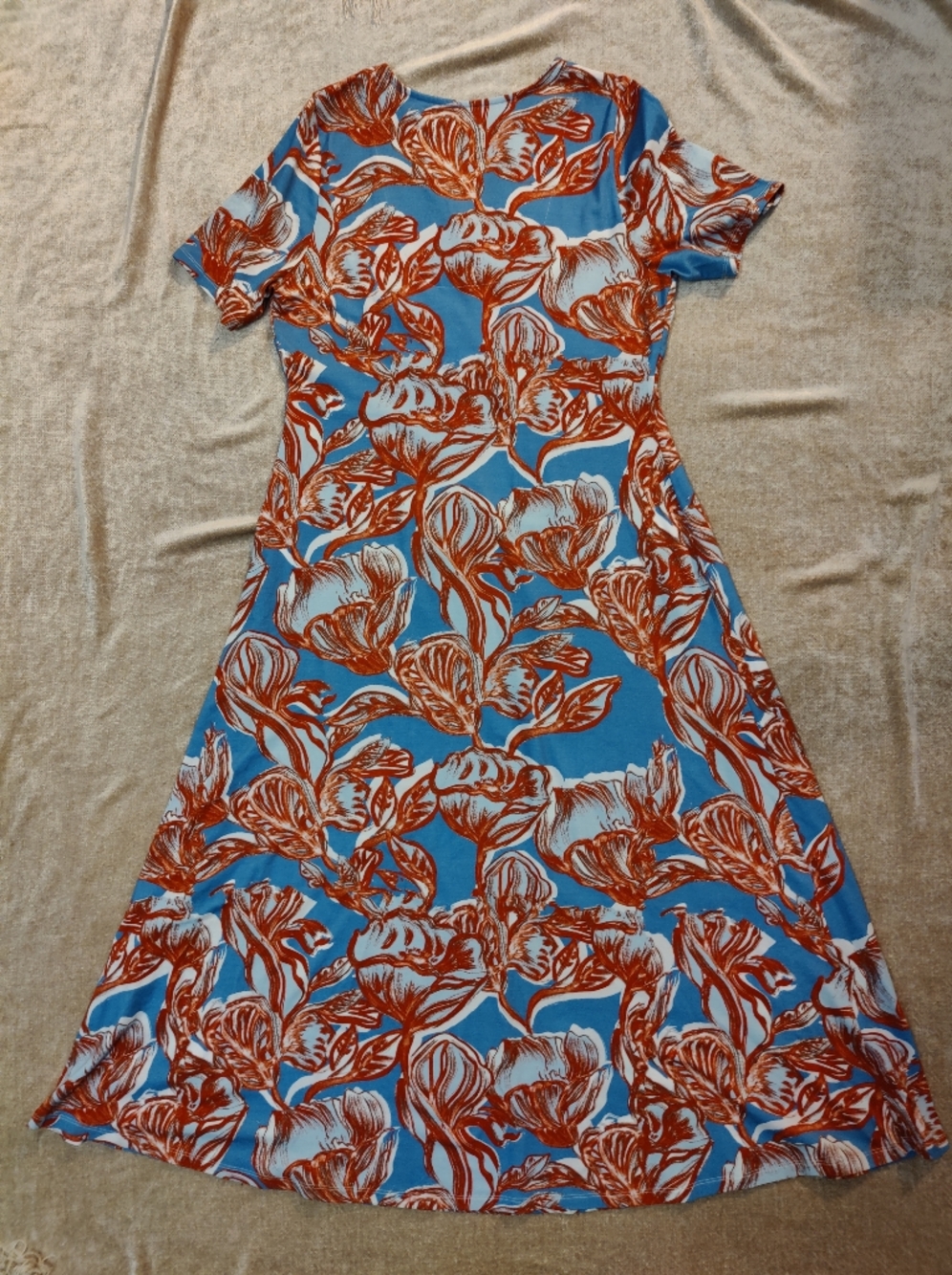 Soft Surroundings Spritzer Twist-Front Maxi Dress, Petite L - Picture 11 of 12